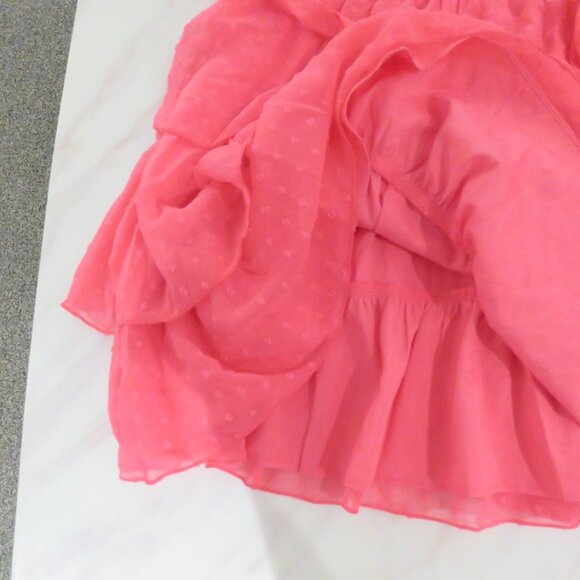 Showpo Pink One-Shoulder Ruffle Dress - Picture 9 of 13